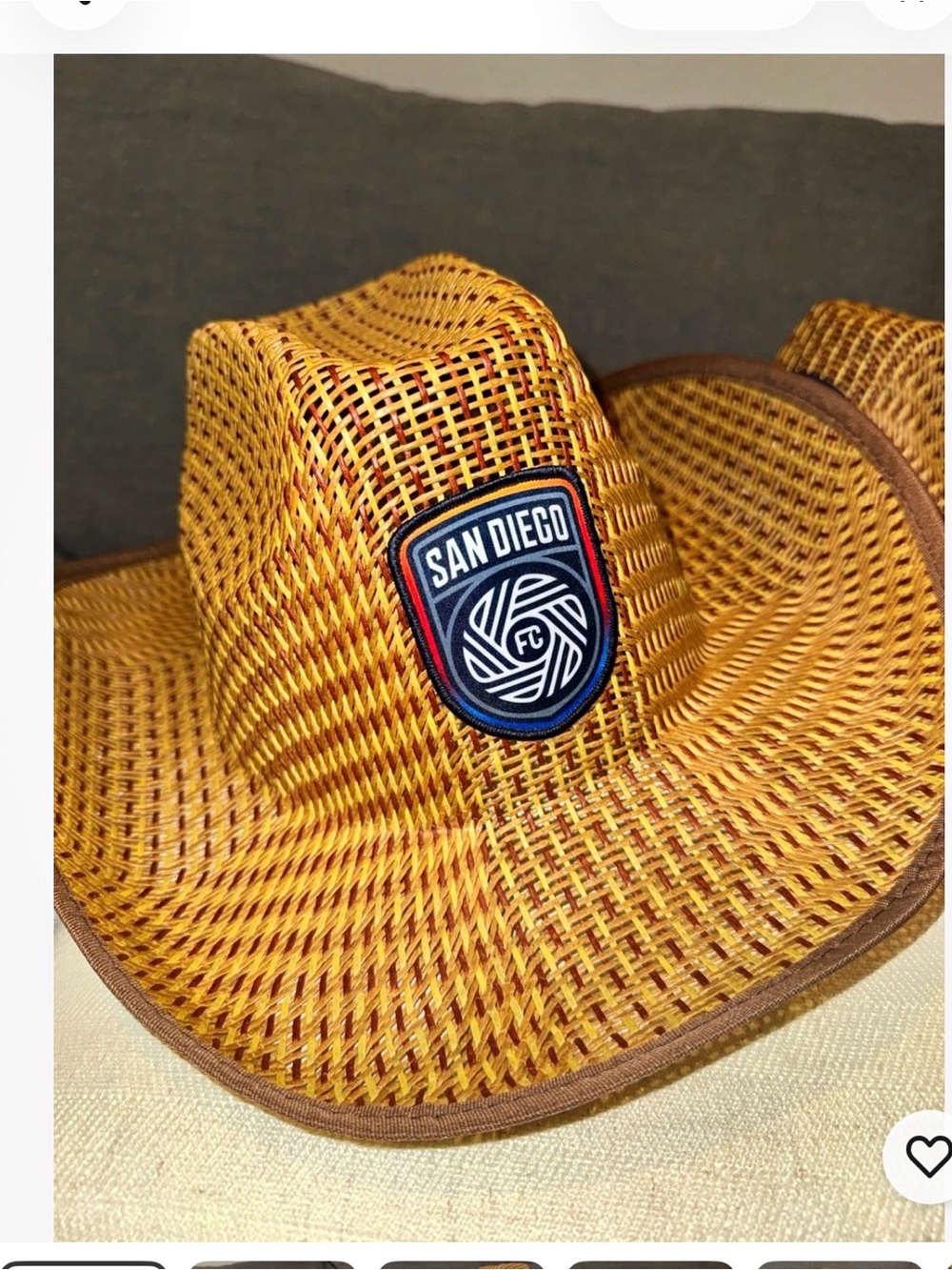SDFC Straw Cowboy Hat